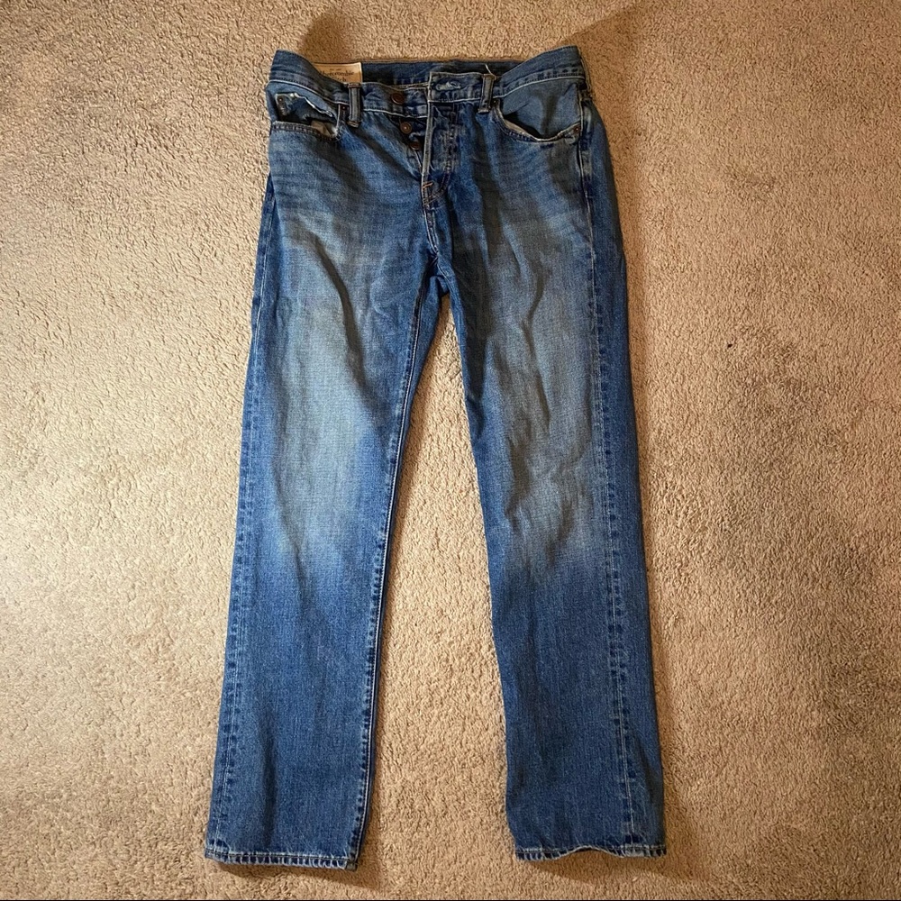 abercrombie straight jeans 32 X 32